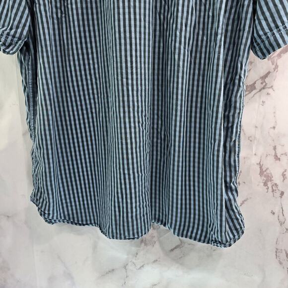 Tommy Bahama Shirt Mens XL Blue Short Sleece Button Up Striped Tencel - Picture 8 of 11